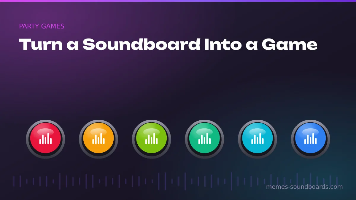 Meme soundboard party games — friends playing sound button games together