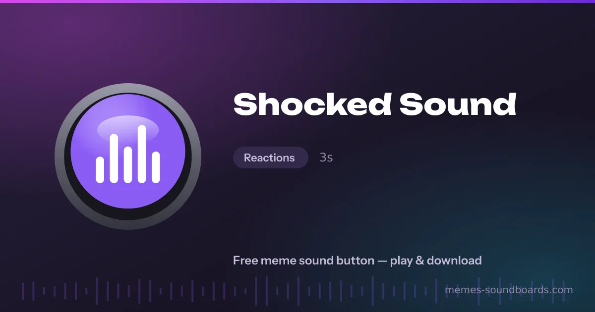 Shocked Sound sound button — play and download the Shocked Sound meme sound free Shocked Sound sound button — play and download the Shocked Sound meme sound free